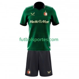 Camiseta Feyenoord Rotterdam Niño Cuarta Equipación 2025/2026